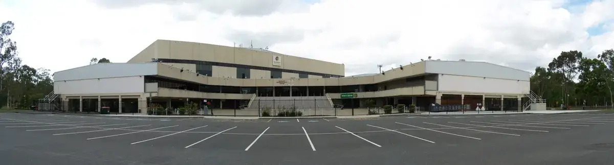 The Brisbane Entertainment Centre from its carpark