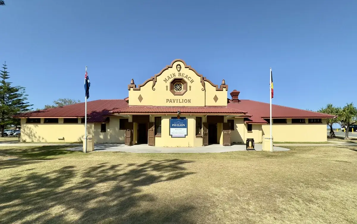 The 1934 Main Beach Pavilion at the Southport surf club