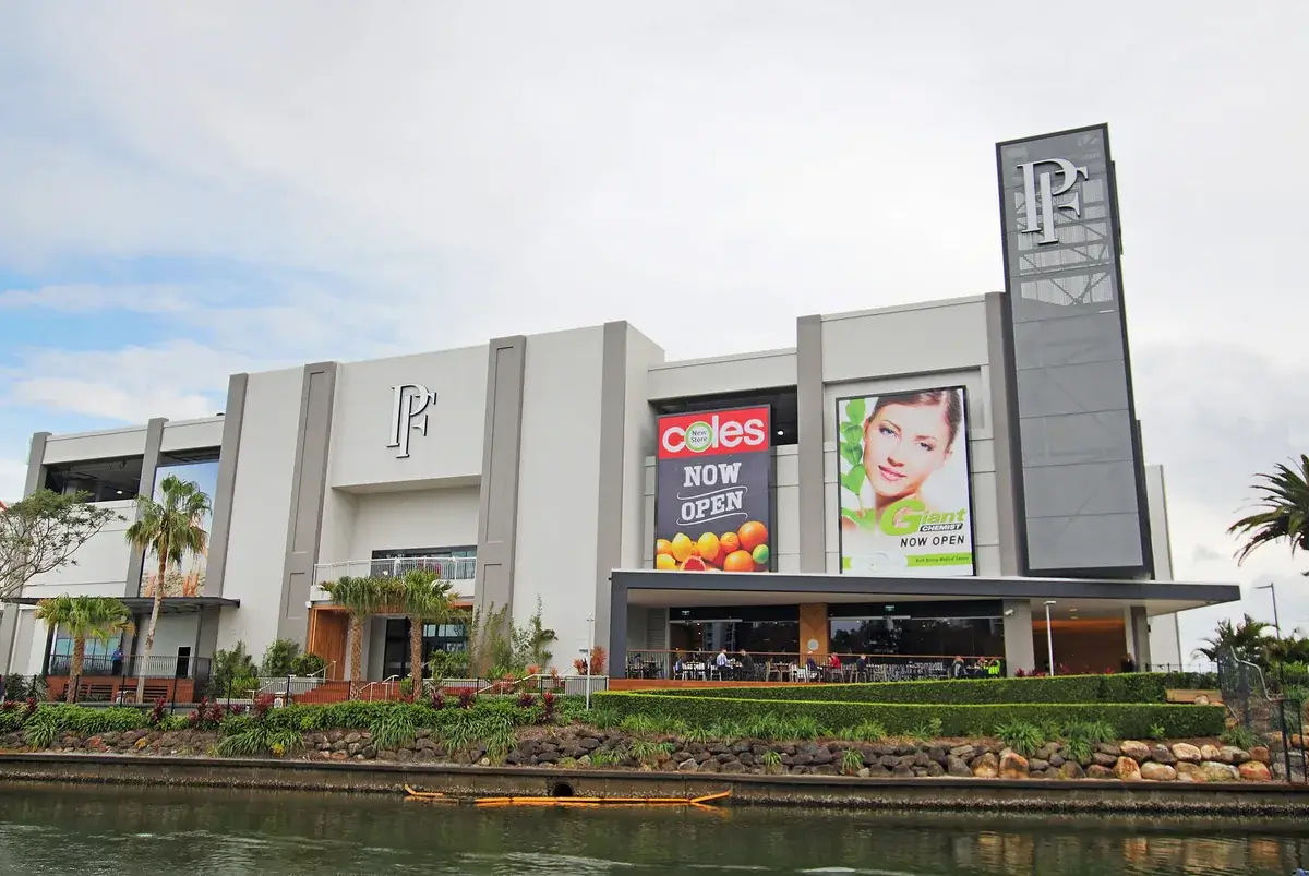 A mall walkway at Pacific Fair shopping centre