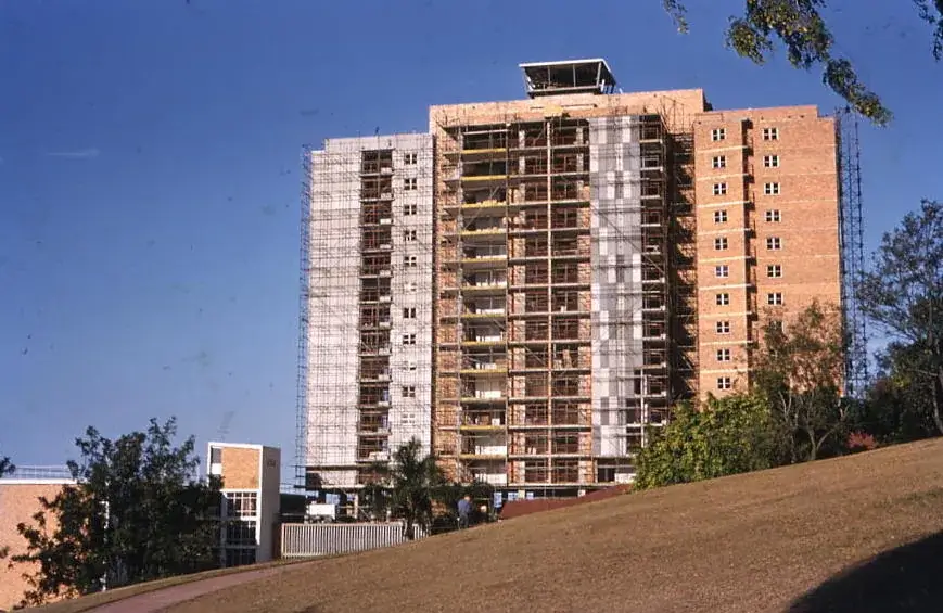 The Torbreck tower block seen from the street