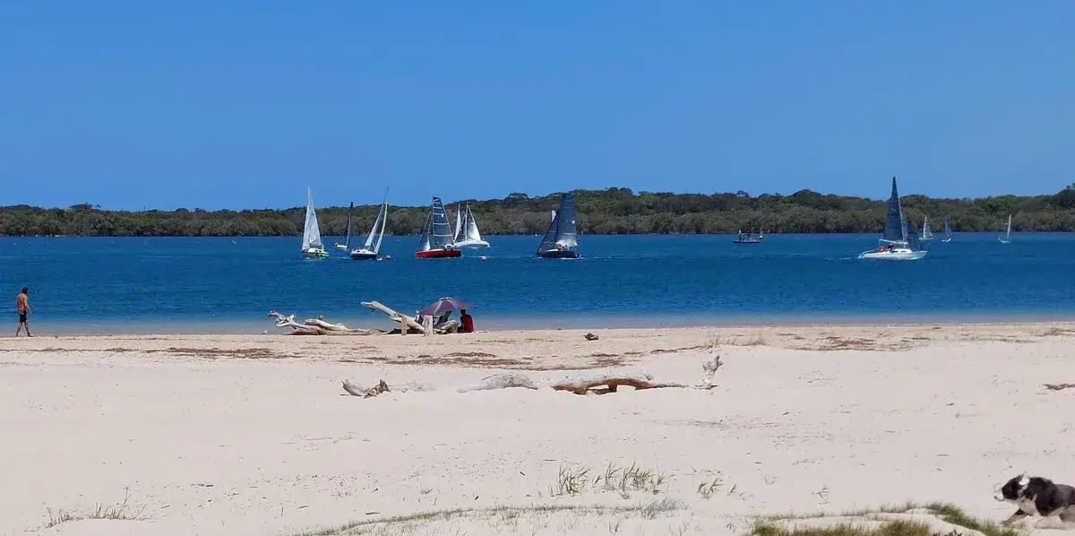 Yachts moored on the Richmond River