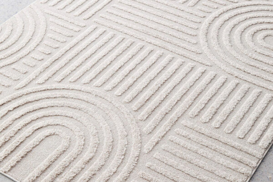 modern synthetic rug